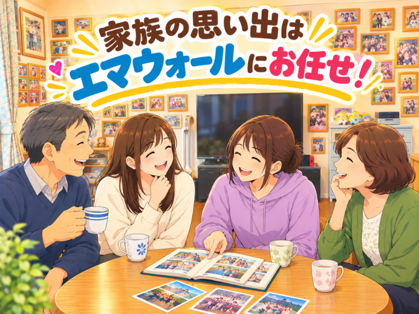 家族の思い出を託せる笑間(エマ)ウォール